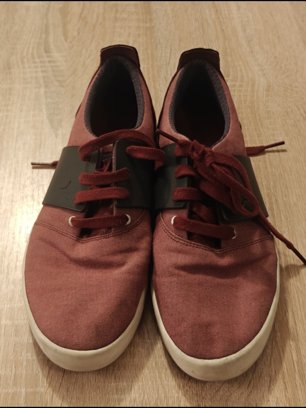 PUMA El Ace 3 Casual Sneaker, #355424-09, Burgundy/Gray, Mens US Size 9
